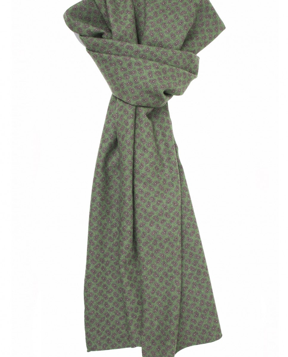 Echarpe 100% Lã em Verde