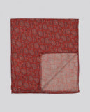 Dark Red Scarf 100% Wool