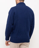 Blue Cardigan 100% Wool