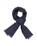 Dark Blue Scarf 100% Wool