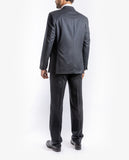 Dark Grey Suit Regular Plain 100% Flece wool