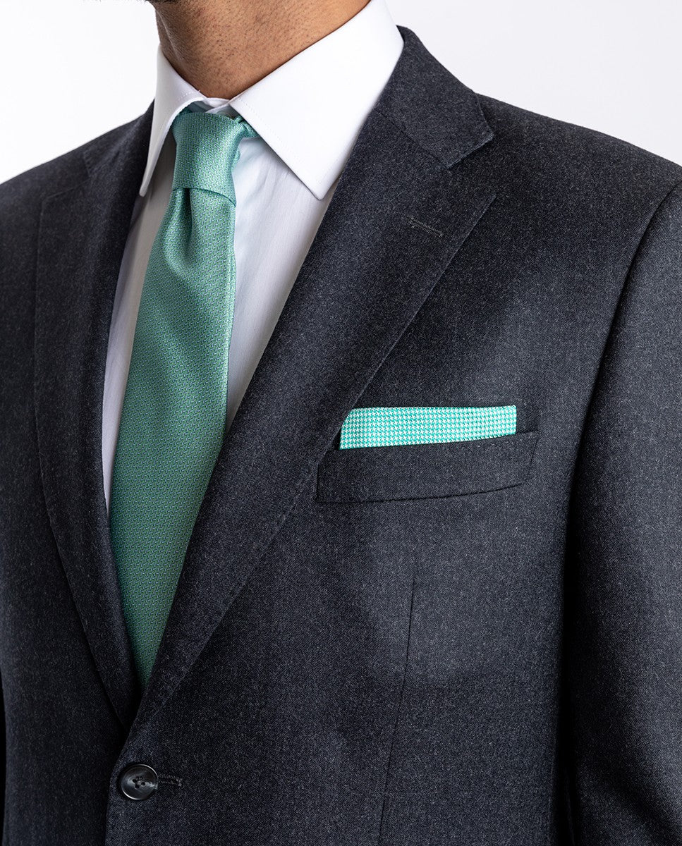 Dark Grey Suit Regular Plain 100% Flece wool