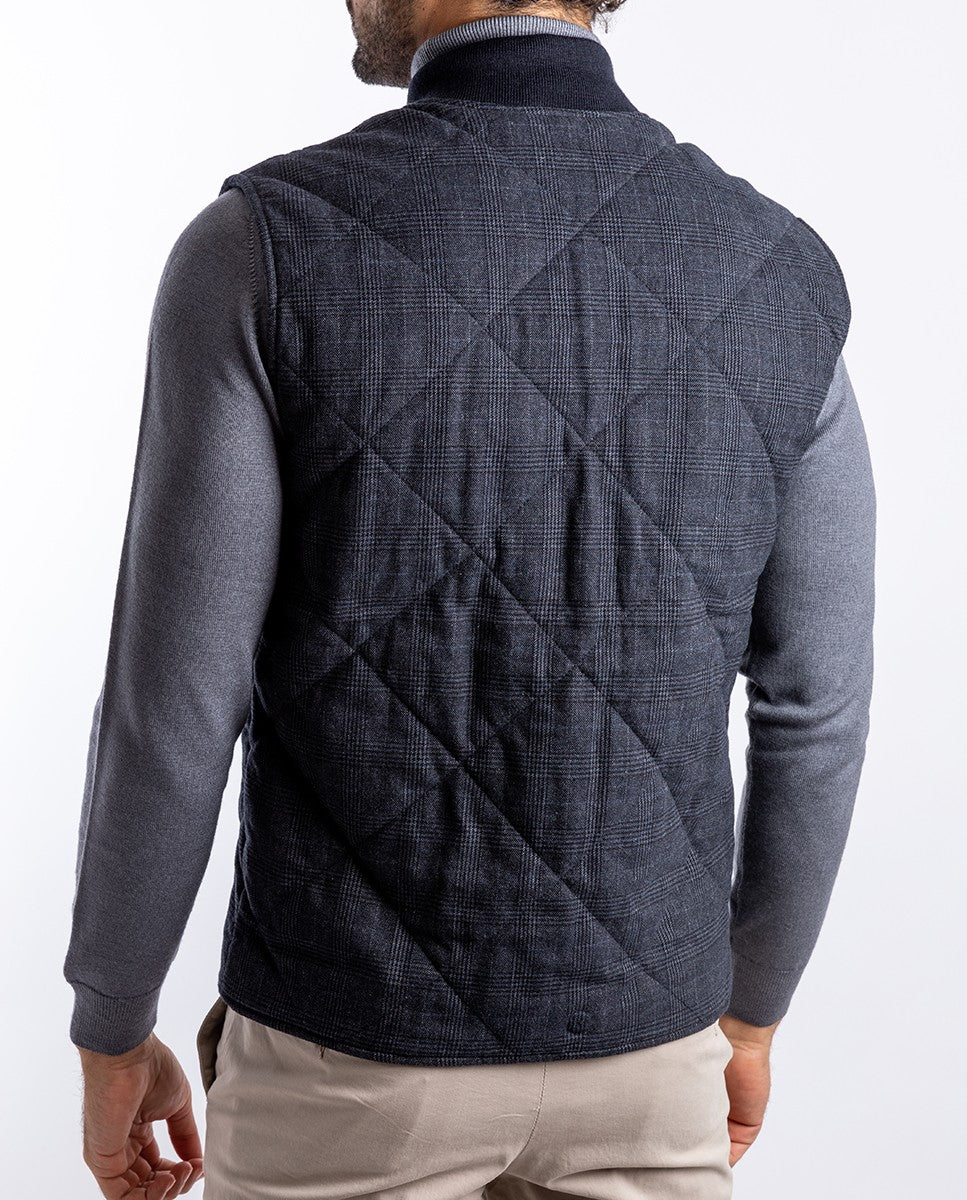Chaleco 100% Algodón en Gris Oscuro