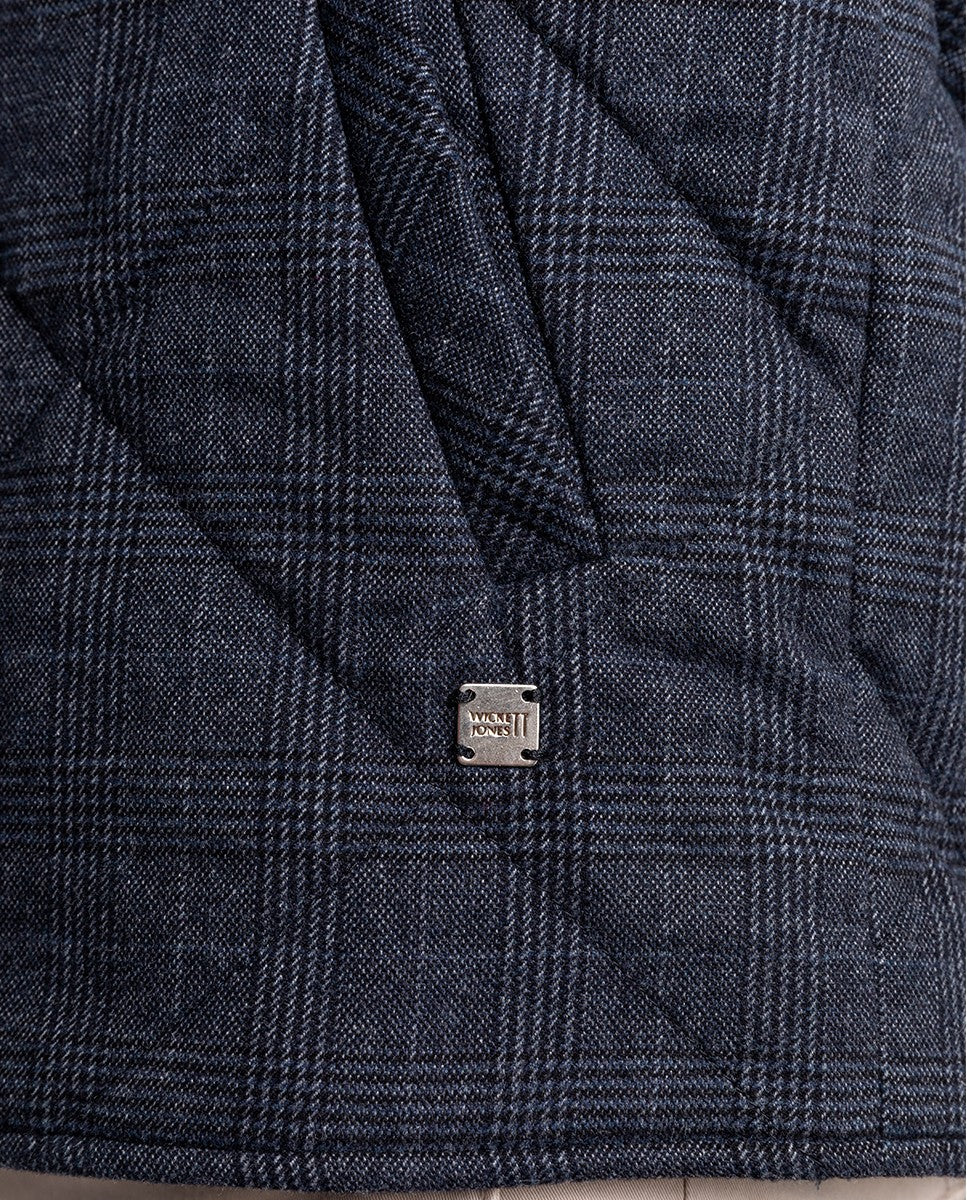 Chaleco 100% Algodón en Gris Oscuro