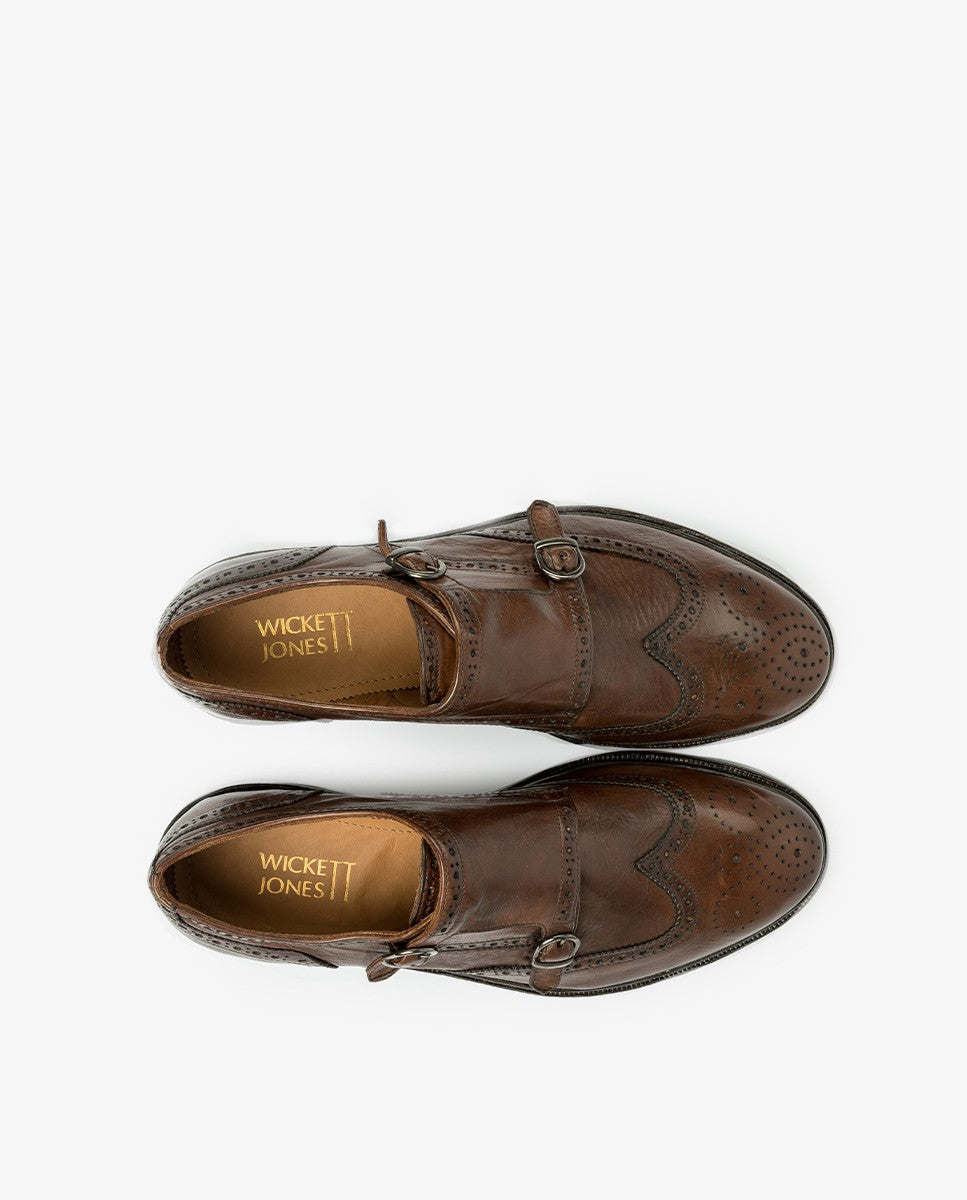 Bluchers 100% Piel en Marrón Oscuro
