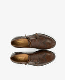 Bluchers 100% Piel en Marrón Oscuro