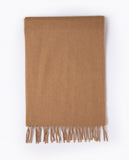 Bufanda 100% Cachemira en Beige Claro