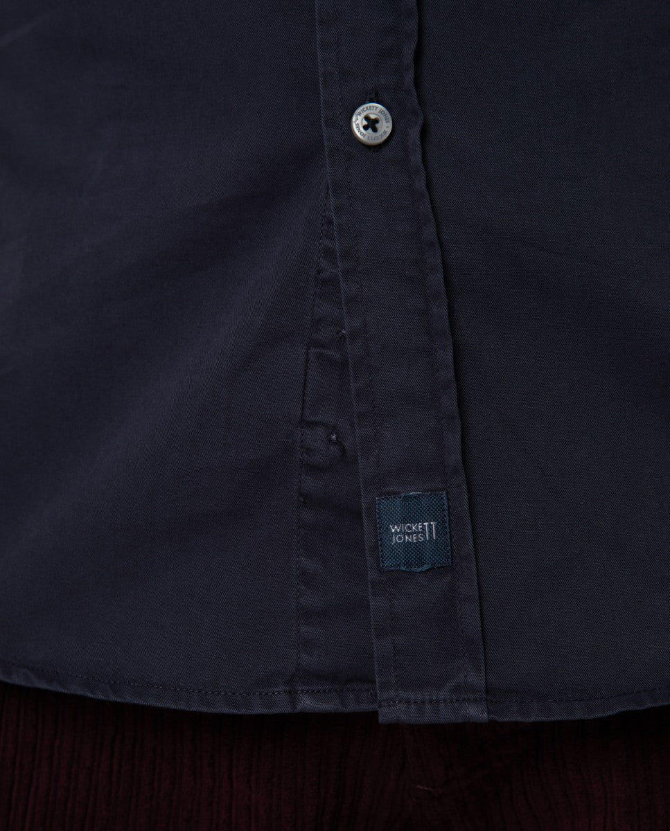 Dark Blue Casual Shirt 100% Cotton