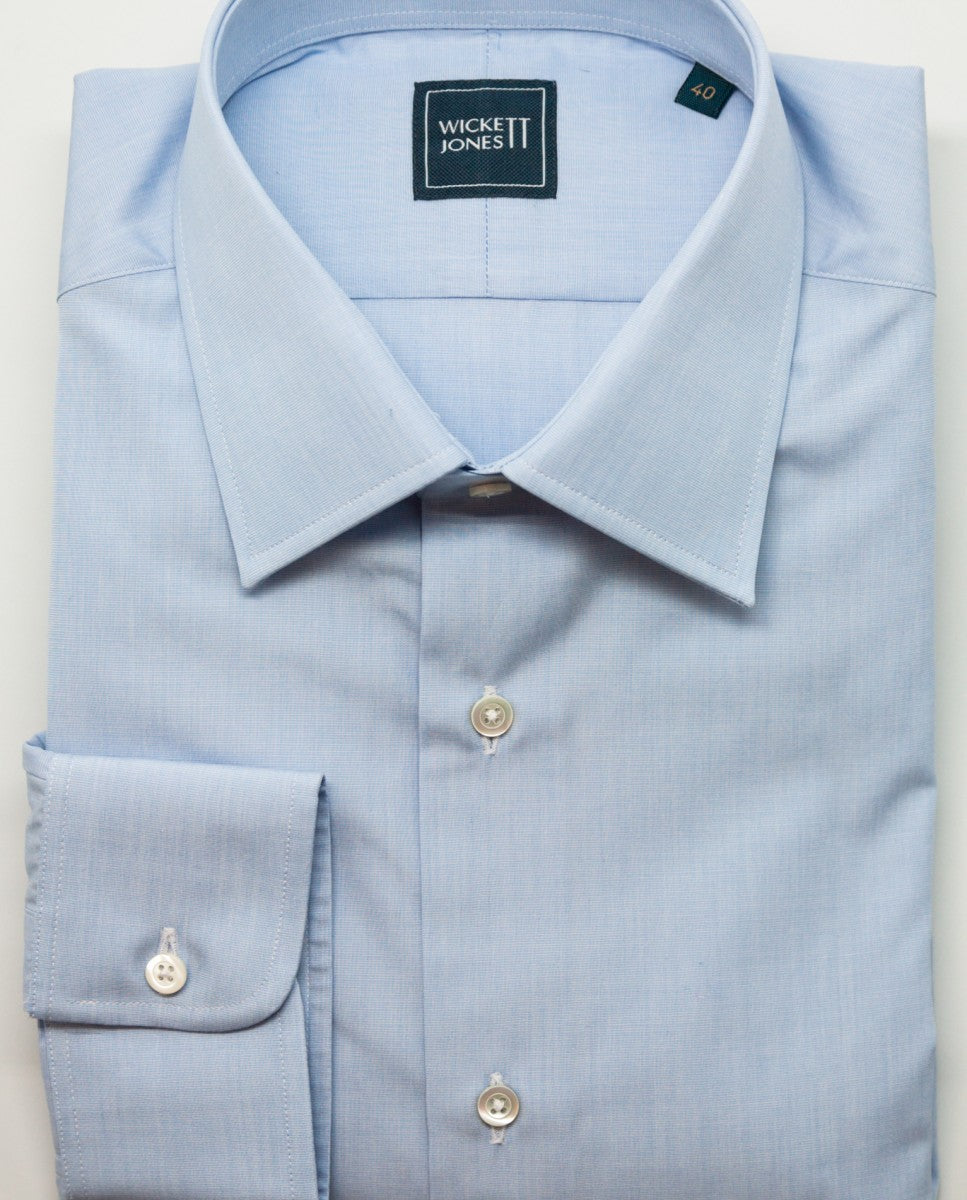 Light Blue Classic Shirt 100% Cotton