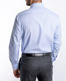 Camisa Clássica 100% Algodão em Azul Claro