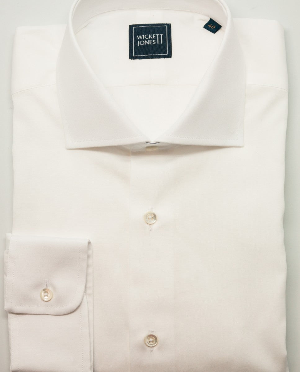 Camisa Clássica 100% Algodão em Branco