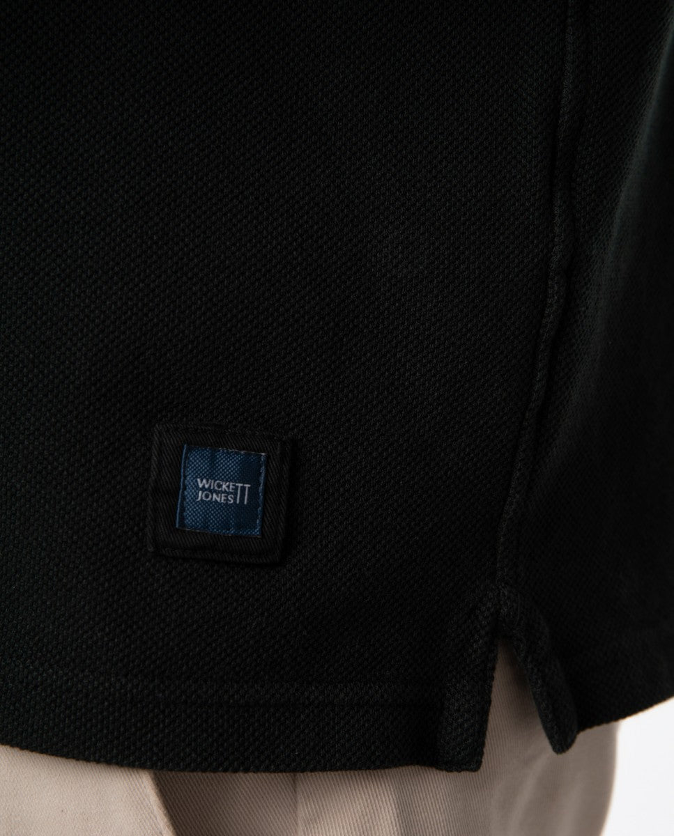 Dark Green Long Sleeve Polo 100% Cotton