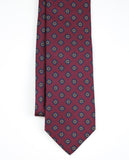 Corbata 100% Seda en Burdeos Oscuro