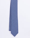 Corbata 100% Seda en Azul Oscuro