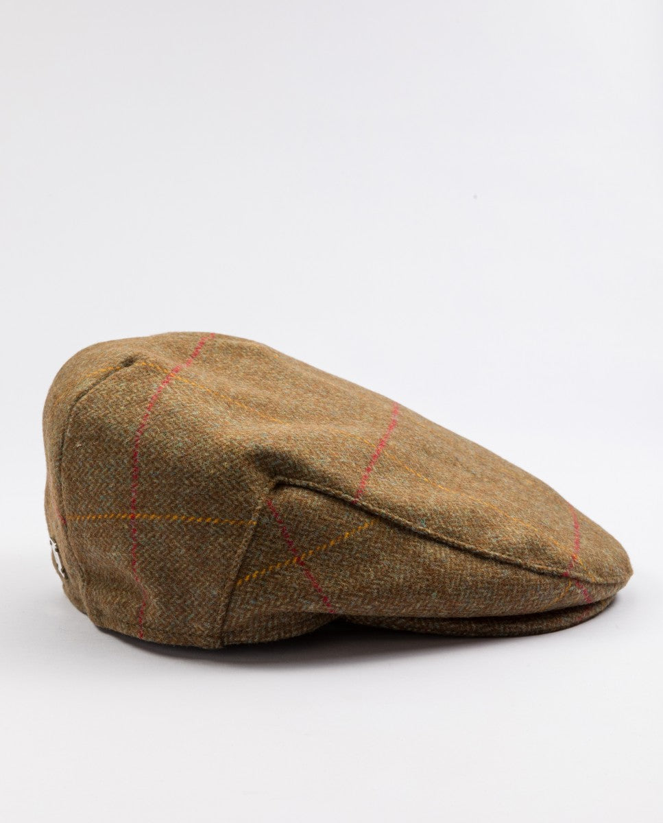 Dark Dry Green Cap 100% Wool