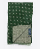 Echarpe 100% Lã em Verde Escuro