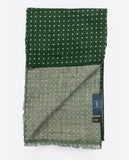 Echarpe 100% Lã em Verde Escuro