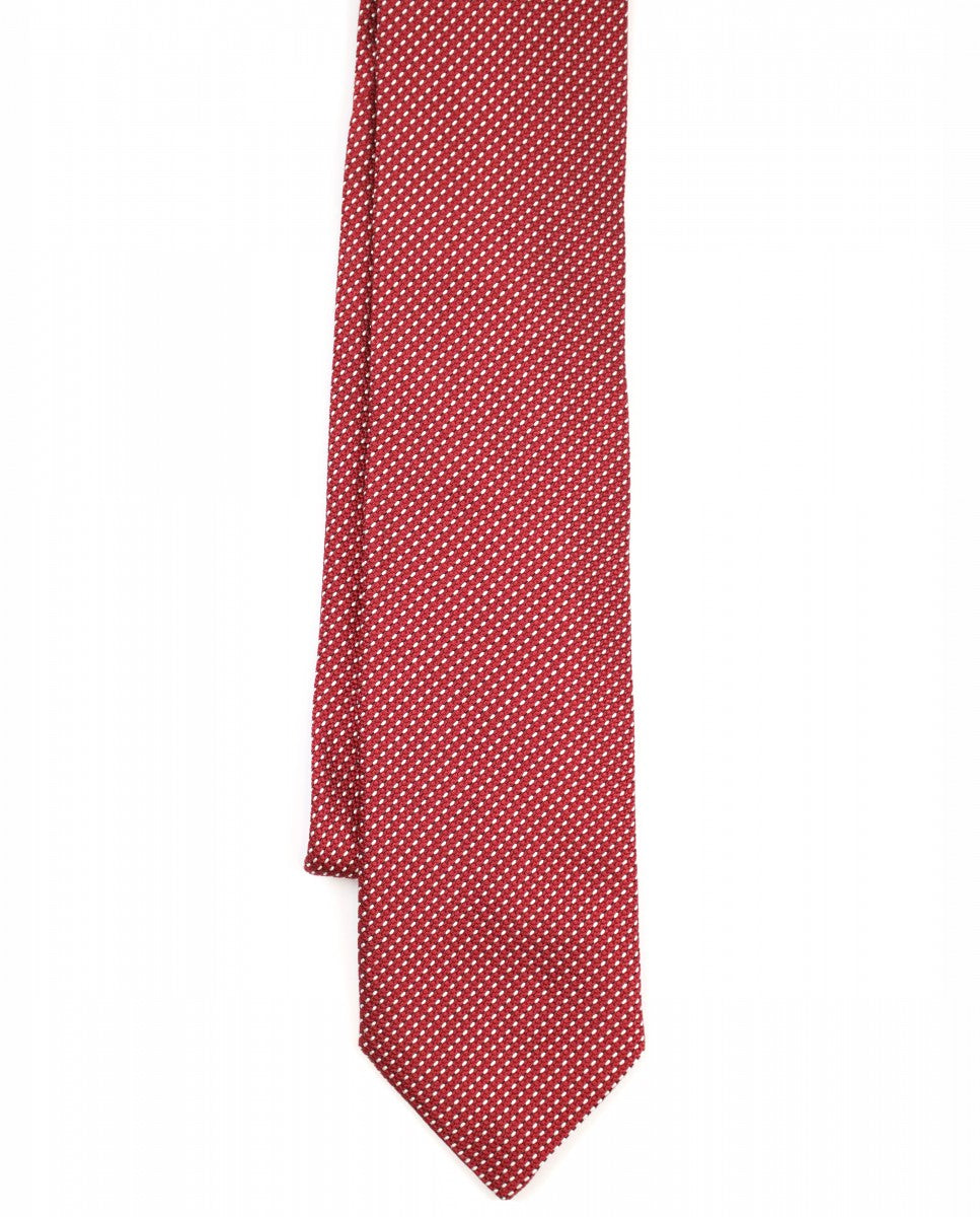 Corbata 100% Seda en Rojo