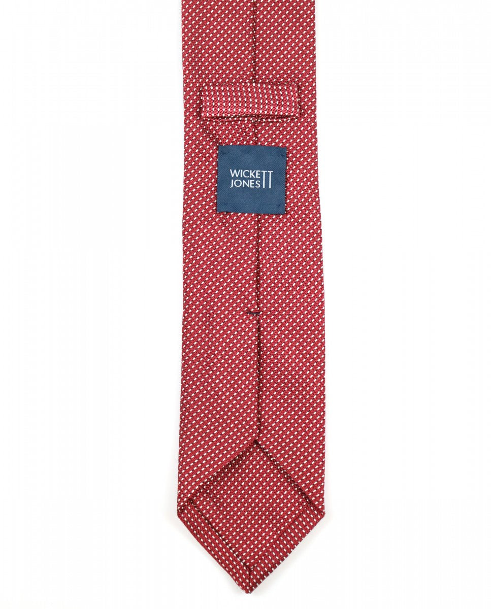 Corbata 100% Seda en Rojo