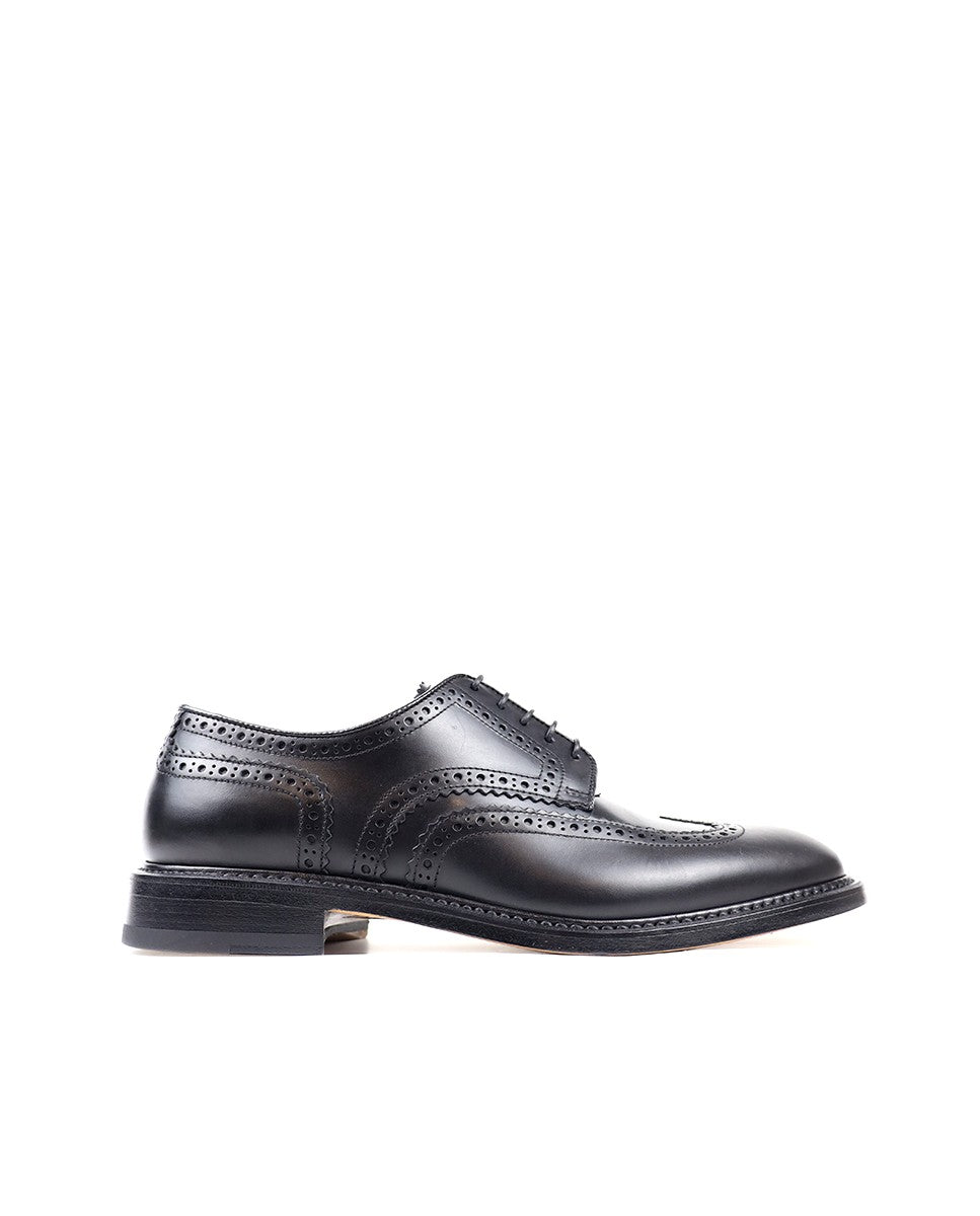 Sapatos Derby 100% Pele em Preto