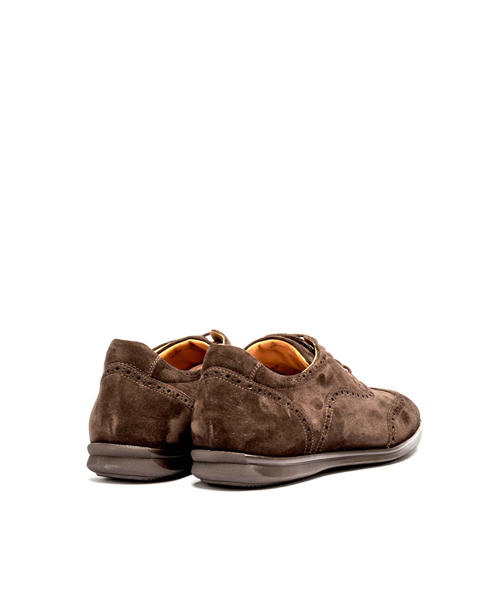 Zapatos Deportivos Oxford en Marrón Oscuro