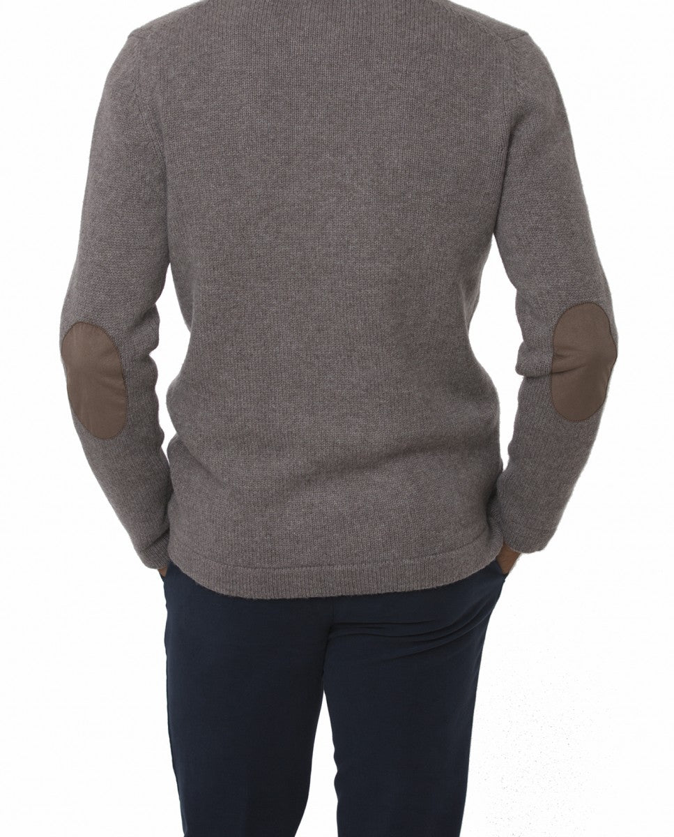 Light Sand Cardigan 100% Flece wool