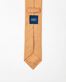 Light Orange Tie 100% Silk