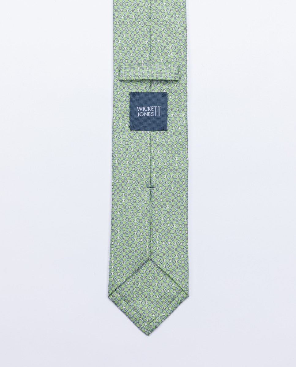 Light Green Tie 100% Silk