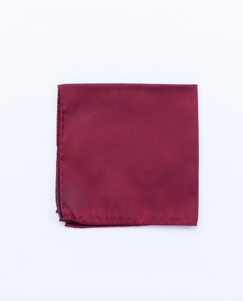 Red Pocket Squares 100% Silk