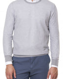 Camisola 100% Algodão em Cinzento Claro