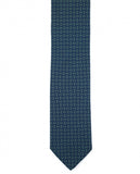 Corbata 100% Seda en Azul Oscuro