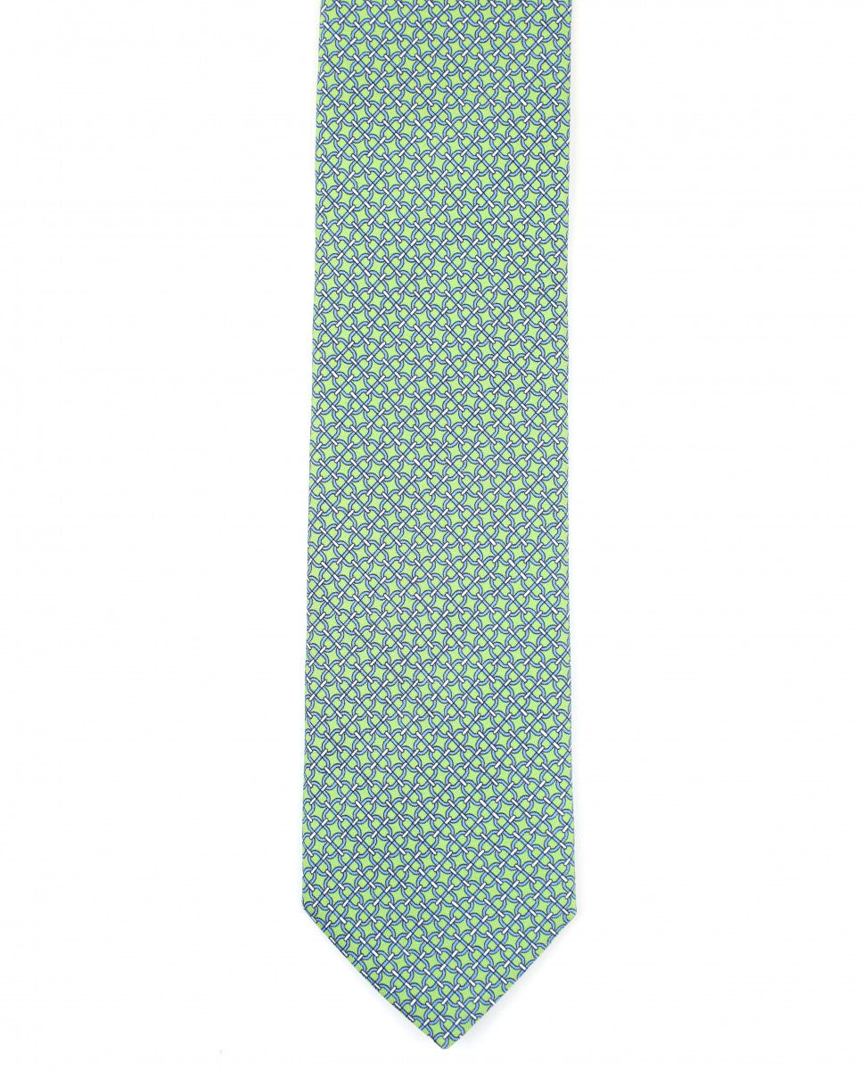 Corbata 100% Seda en Verde