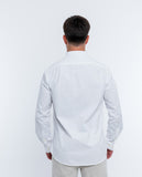 Camisa Casual 100% Algodão em Branco