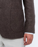 Brown Sports Jacket 100% Flece wool