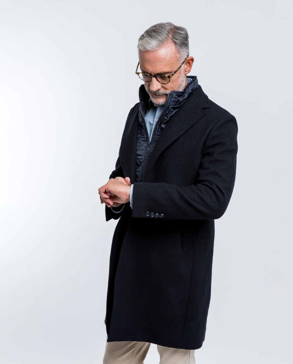 Dark Blue Overcoat