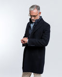 Dark Blue Overcoat