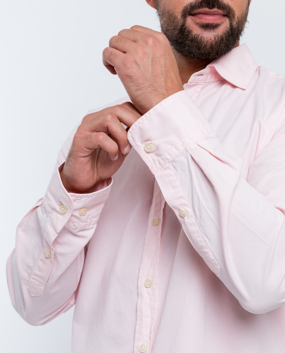 Light Pink Casual Shirt 100% Cotton