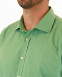 Camisa Casual 100% Algodão em Verde