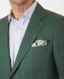 Casaco Clássico 100% Linho em Verde