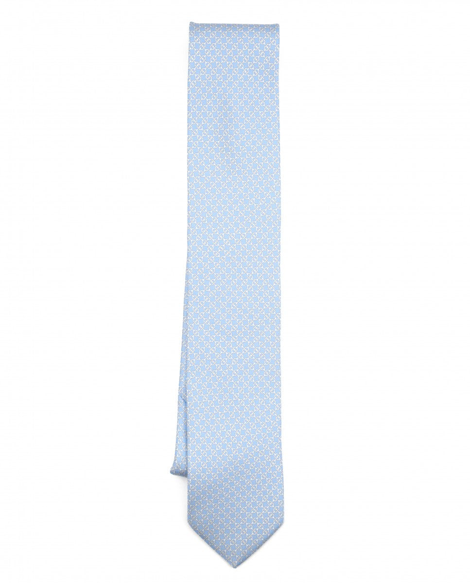 Blue Tie 100% Silk
