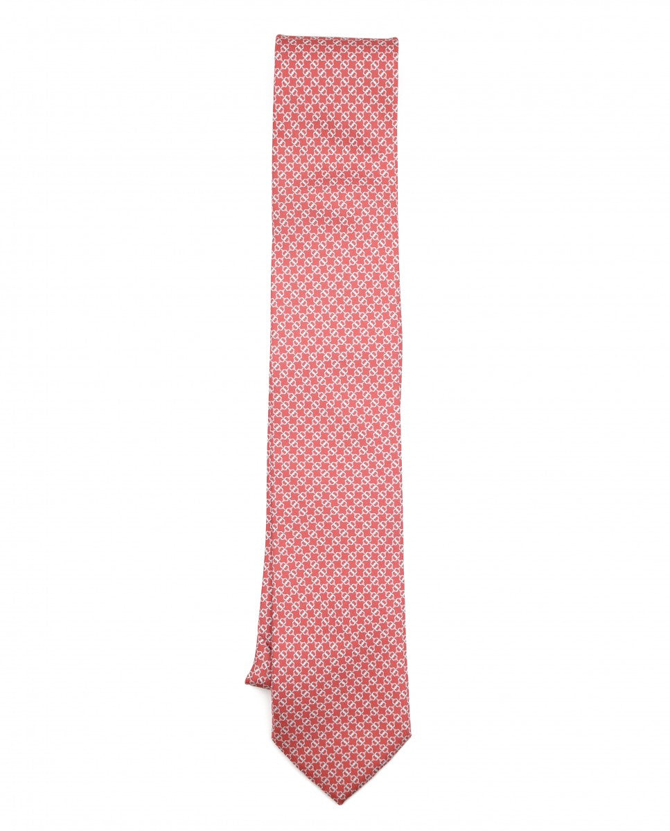 Corbata 100% Seda en Rojo