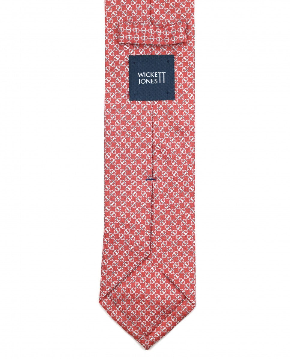 Corbata 100% Seda en Rojo