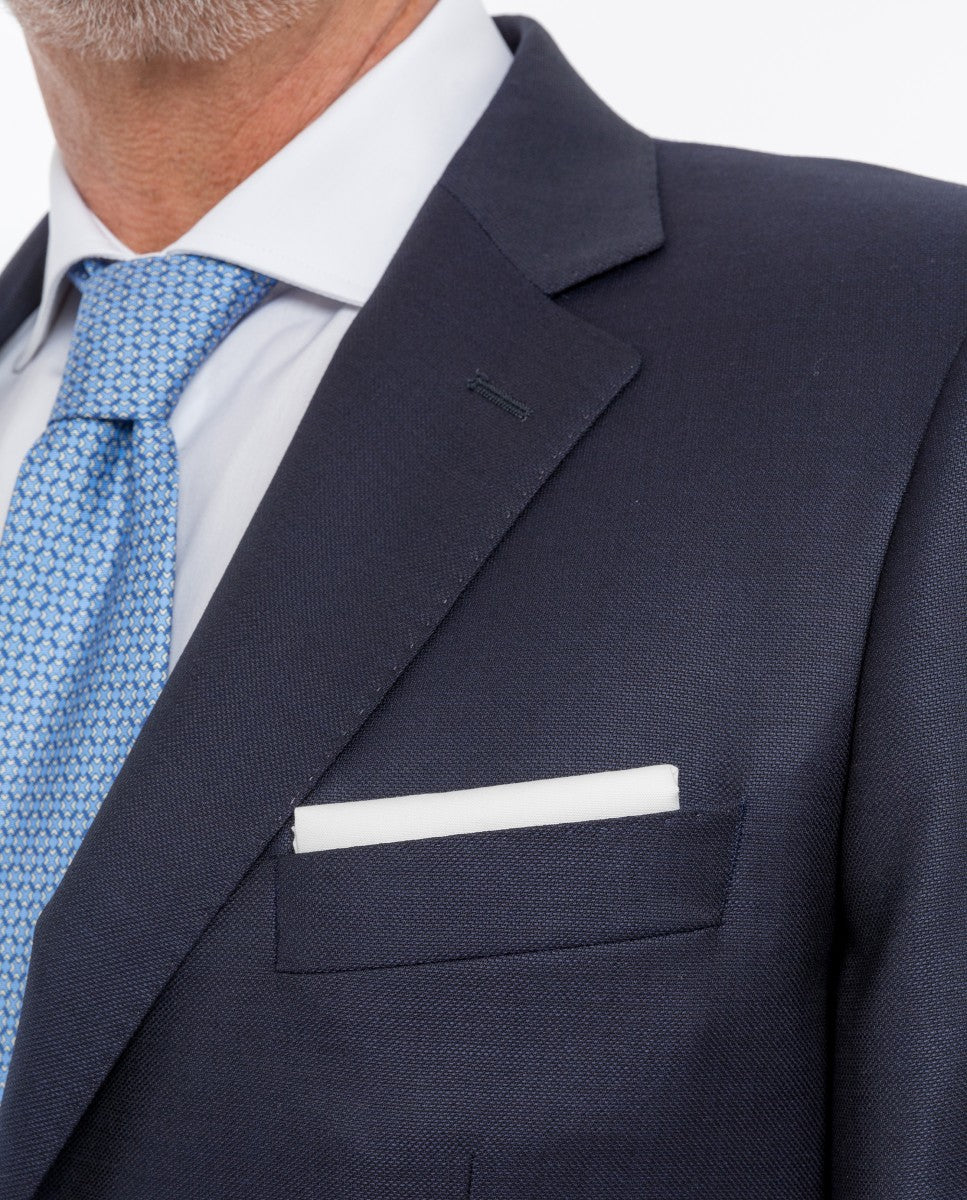 Blazer 100% Lã em Azul Escuro