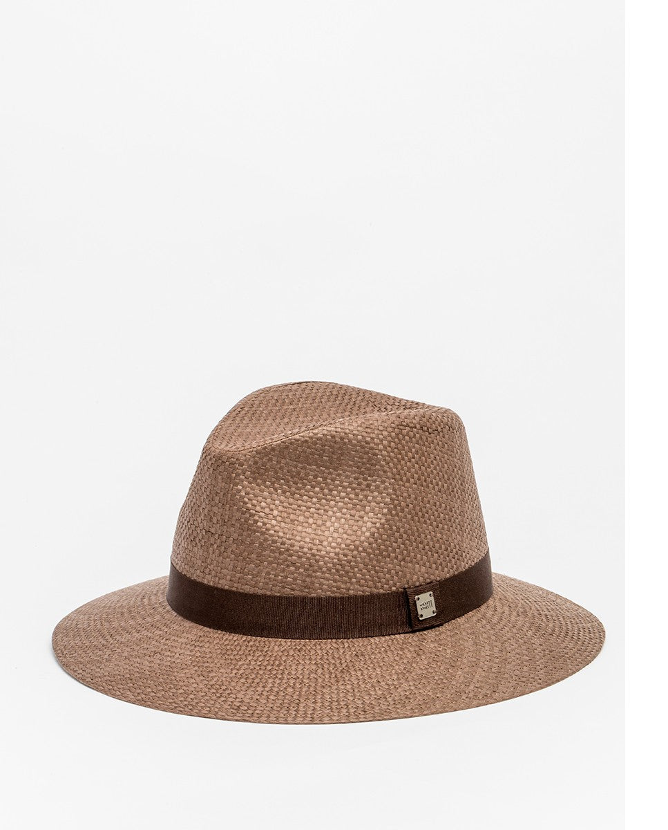 Brown Panama Hat 100% Paper