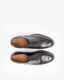 Black Brogues Shoes 100% Leather