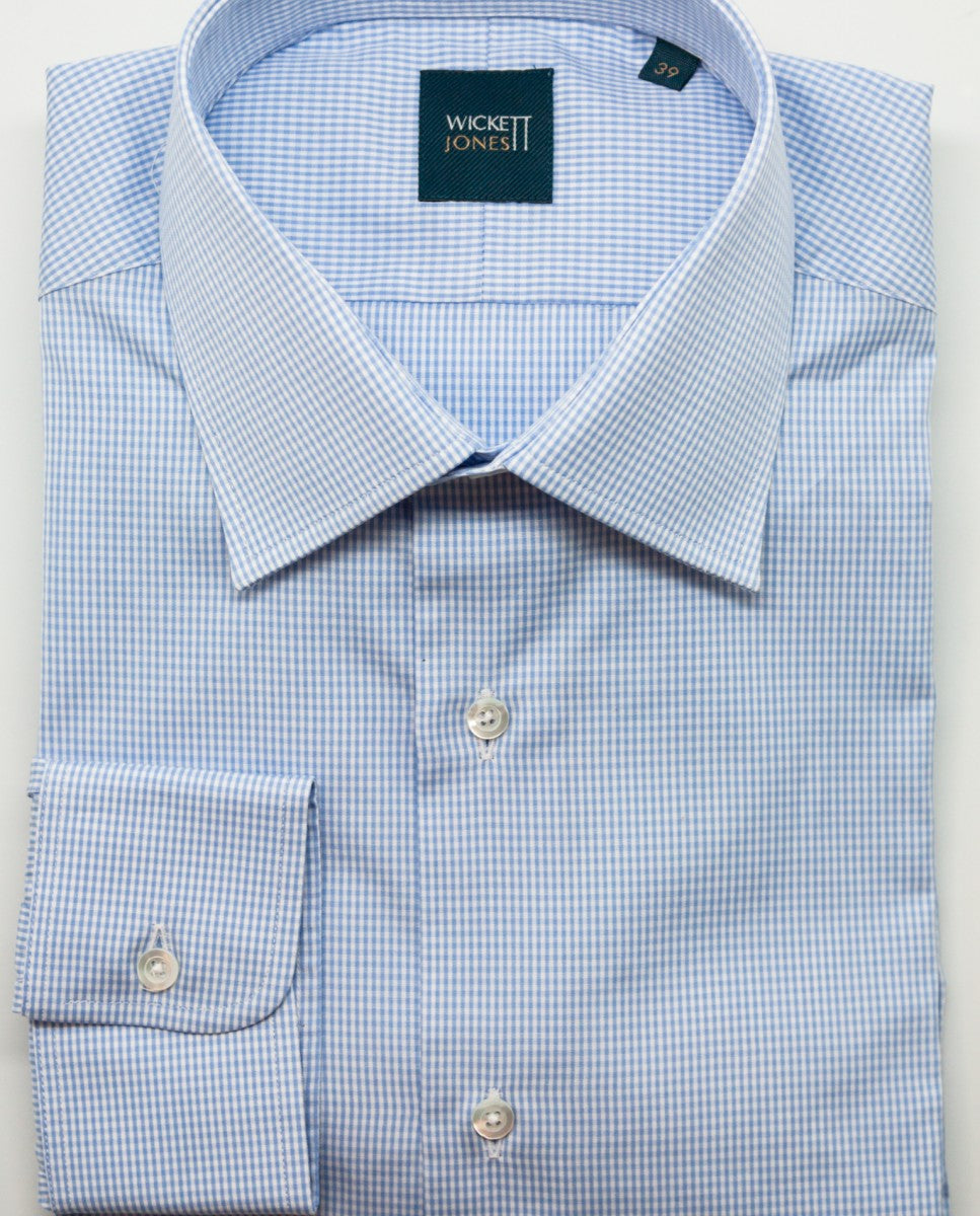 Blue Classic Shirt 100% Cotton