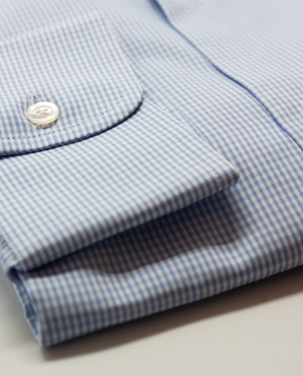 Blue Classic Shirt 100% Cotton