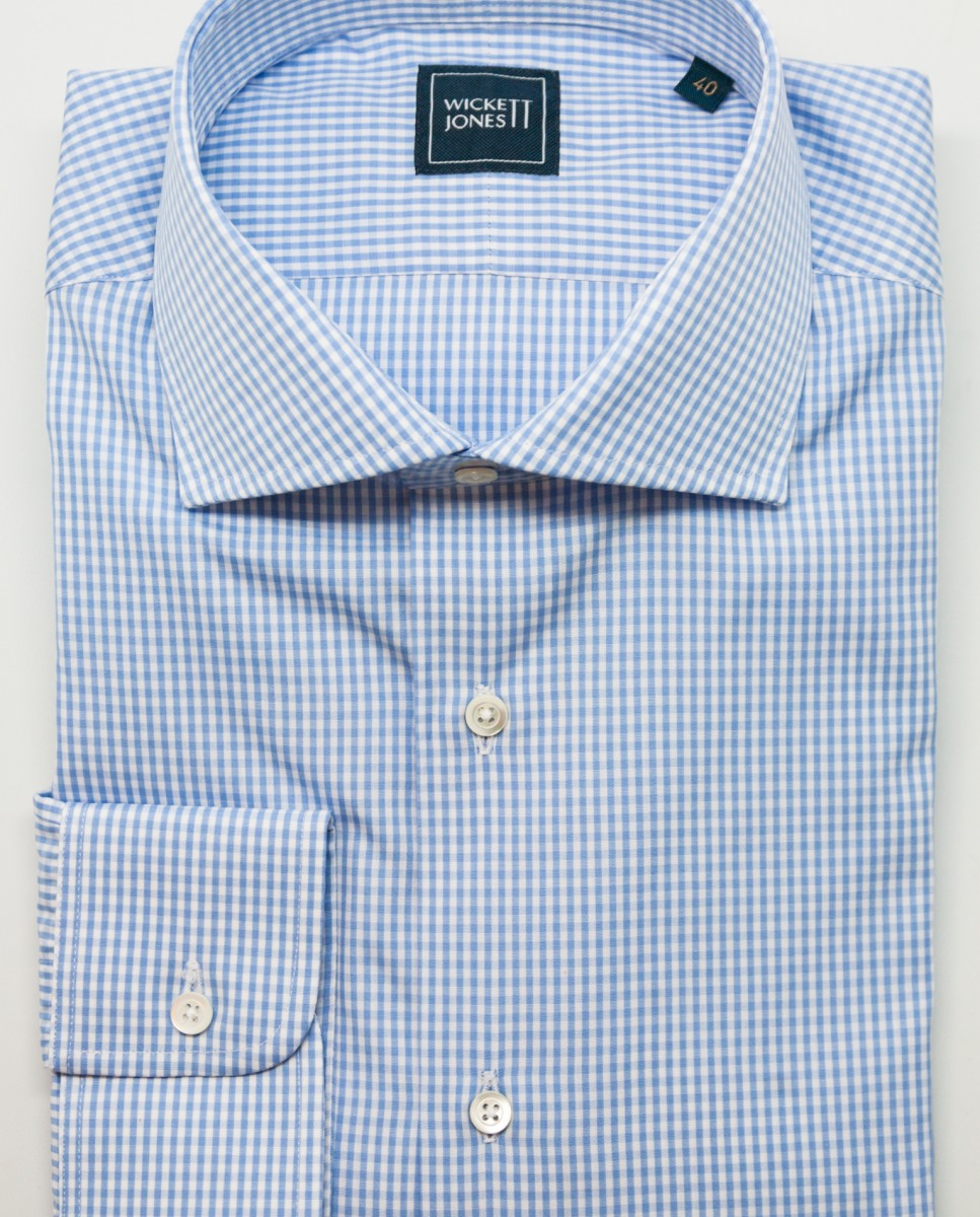 Light Blue Classic Shirt 100% Cotton