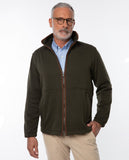 Chaqueta 100% Lana en Verde Oscuro