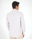 Camisa Casual 100% Algodón en Beige Claro